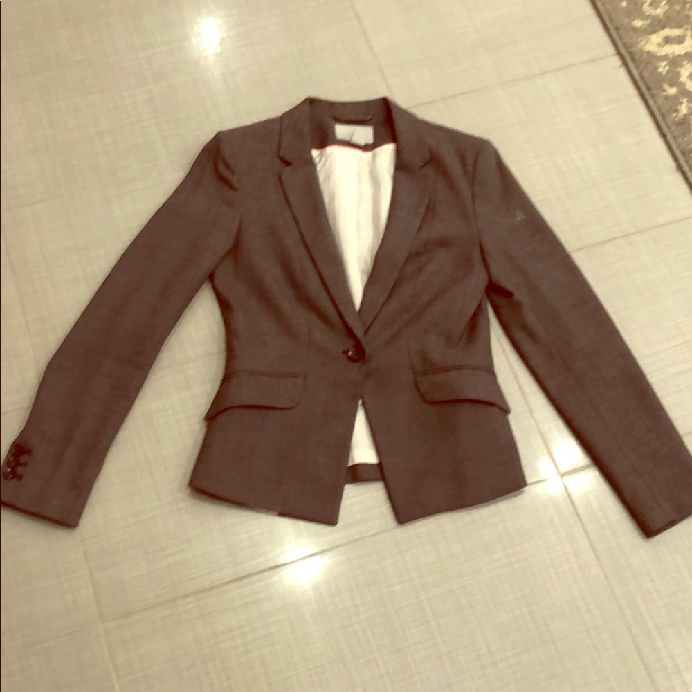Gray blazer